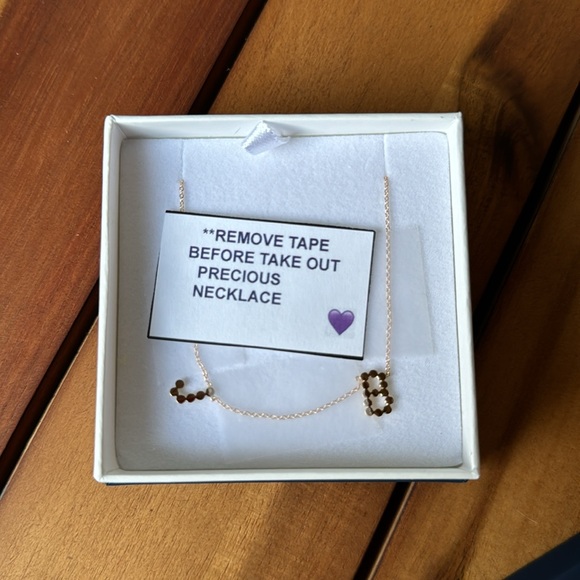 DSJ's Signature Meaningful Multi Gold Initial Necklace - Picture 3 of 4